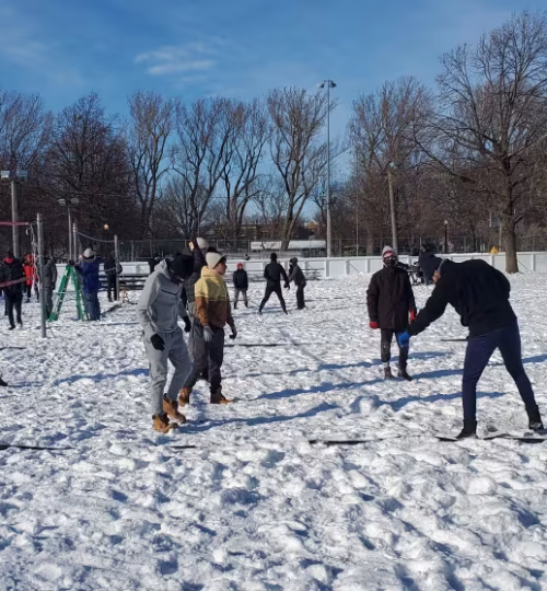 snow-volleyball